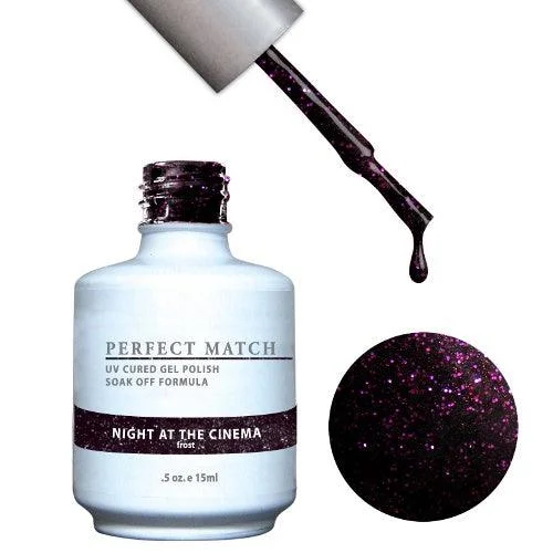 nail polish night glamour-Perfect Match Gel Duo PMS 081 NIGHT AT THE CINEMA