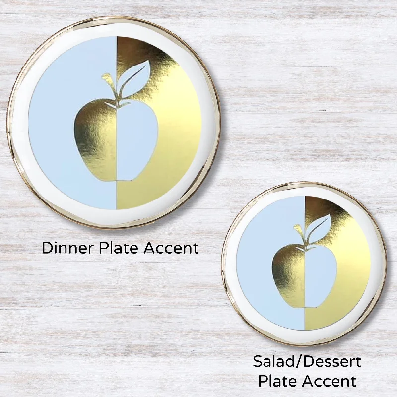 Metallic Gold 5.5 inches round (Salad Plate)