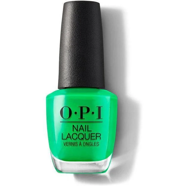 nail polish fudge swirl-OPI Nail Lacquer - Green Come True 0.5 oz - #NLBC4