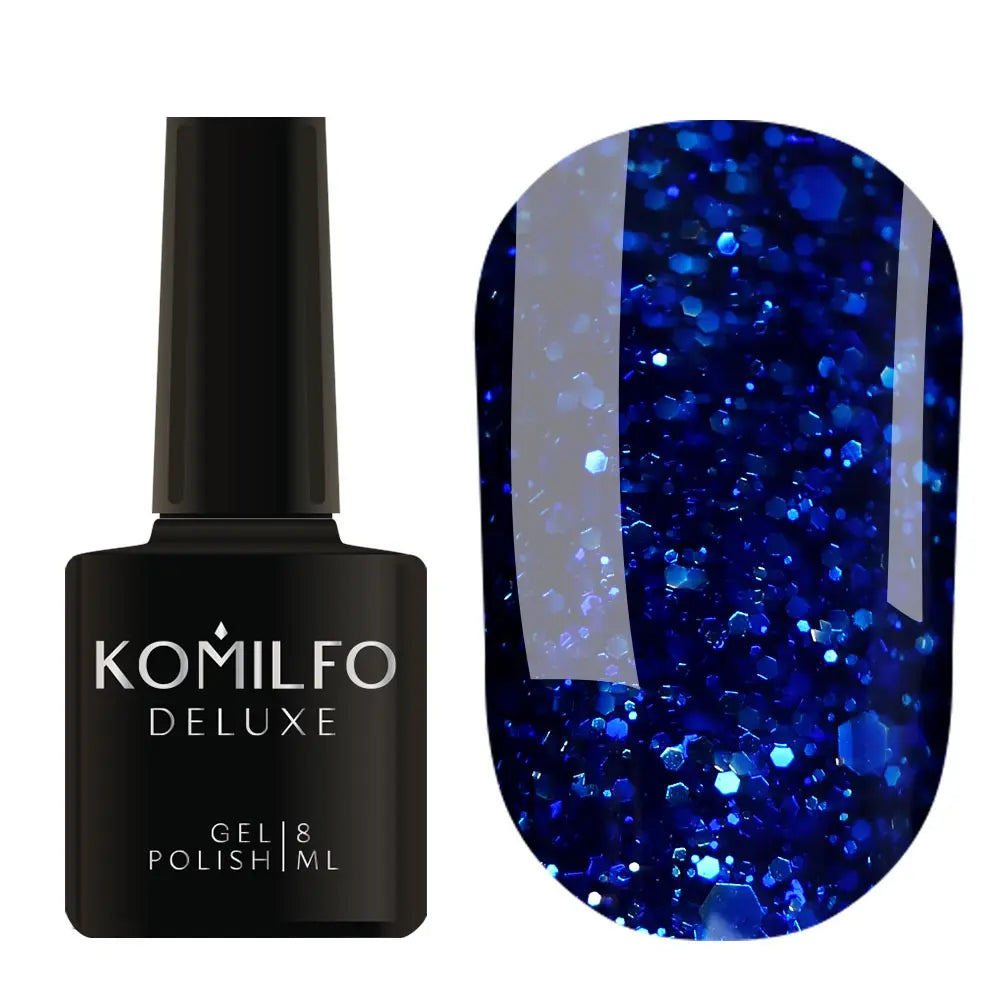 nail repair for nail repair ongoing care-Komilfo Gel Polish Stardust Glitter 008 8 ml