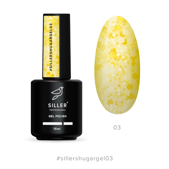 nail polish saloon gold-Gel polish Sugar №3 15 ml Siller