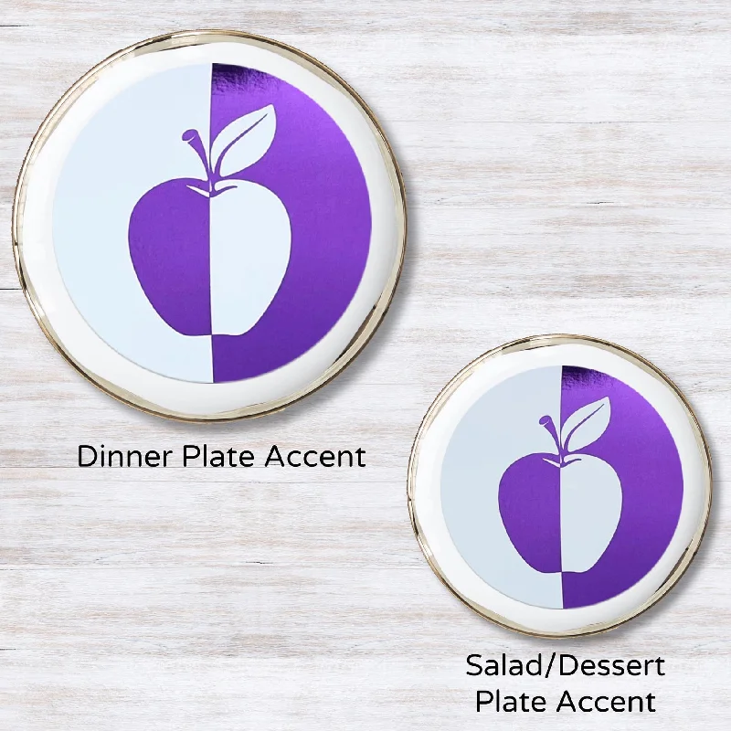 Metallic Purple 5.5 inches round (Salad Plate)